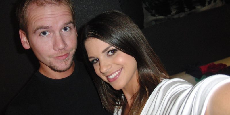 selfie of my wife and I